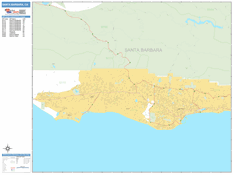 Santa Barbara Digital Map Basic Style